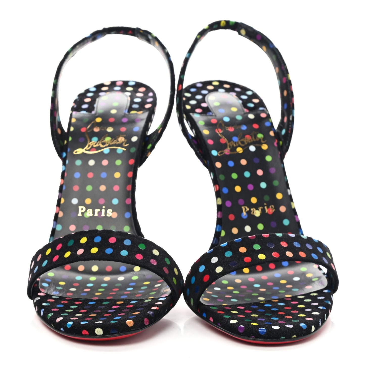 Suede O Marylin Sandals Heels 39 Black Multicolor
