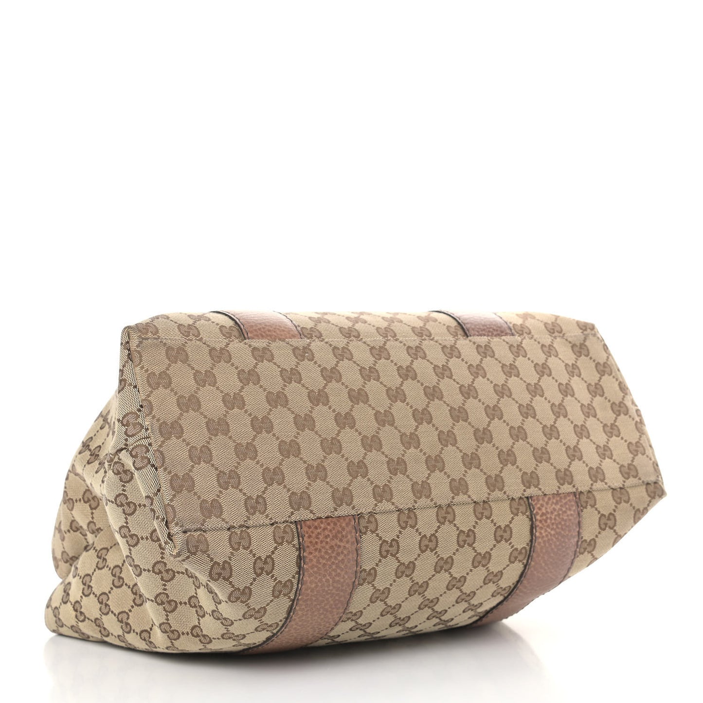 Monogram Medium Bamboo Bar Tote Brown