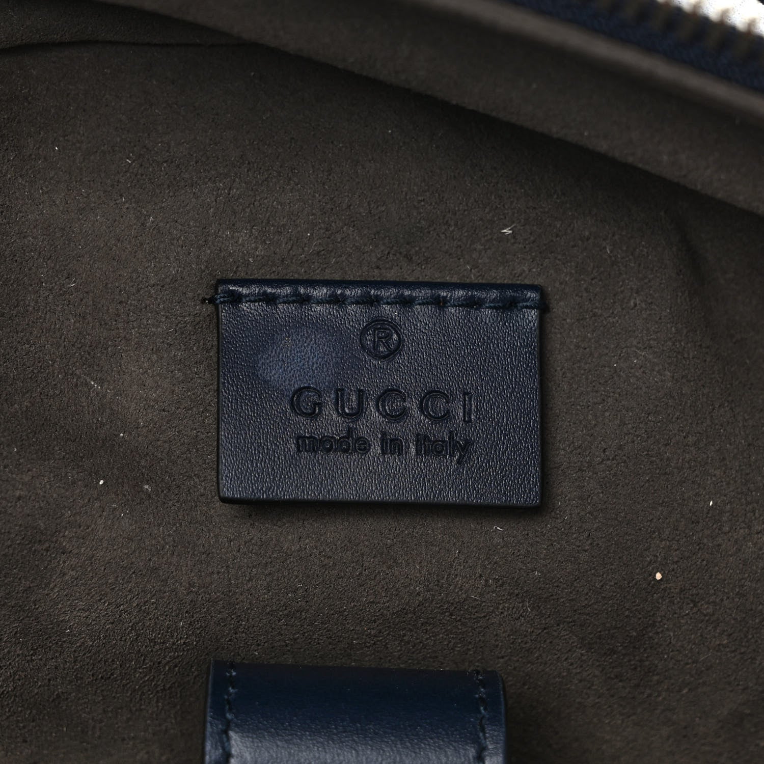 Gucci Guccissima Signature Day Backpack Blue 5 of 10