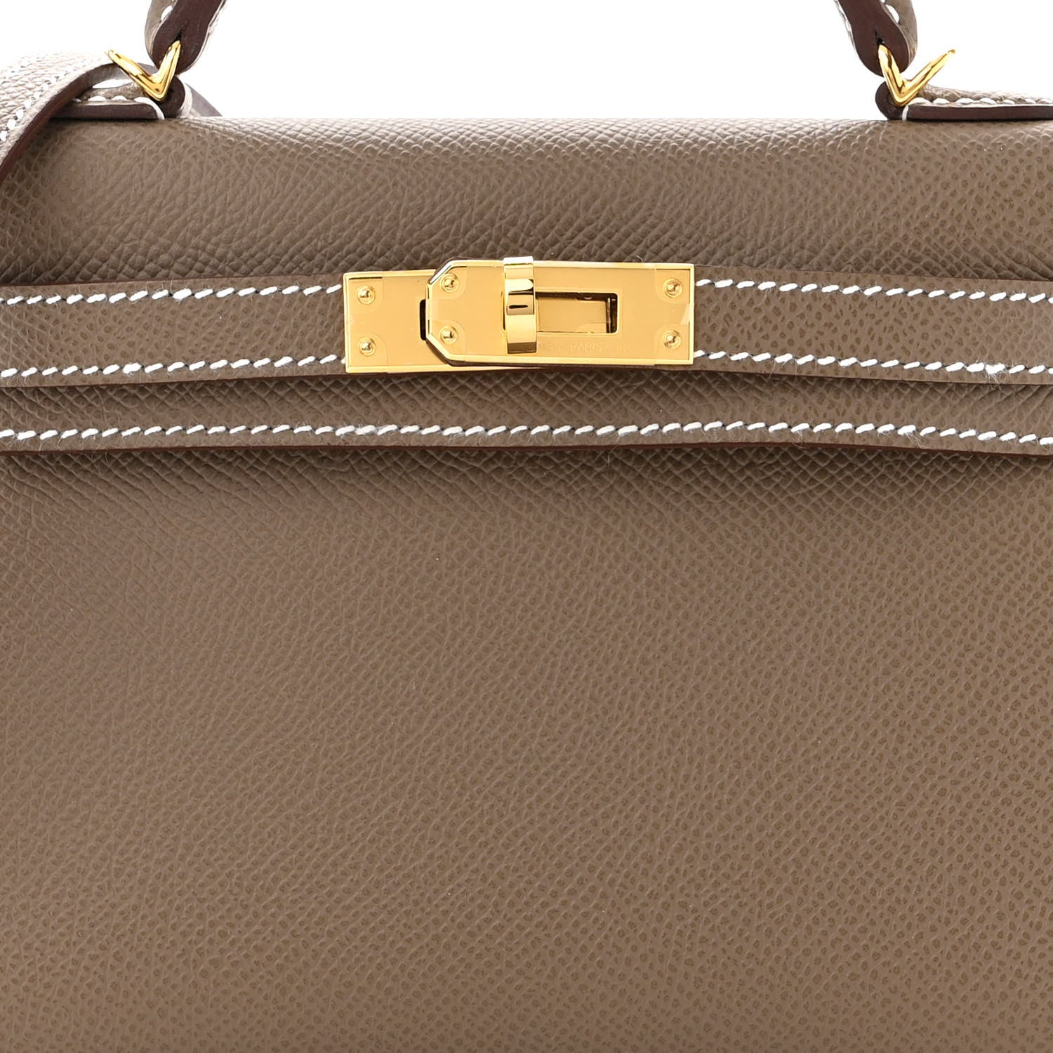 Hermes Epsom Mini Kelly Sellier 20 Etoupe 8 of 11
