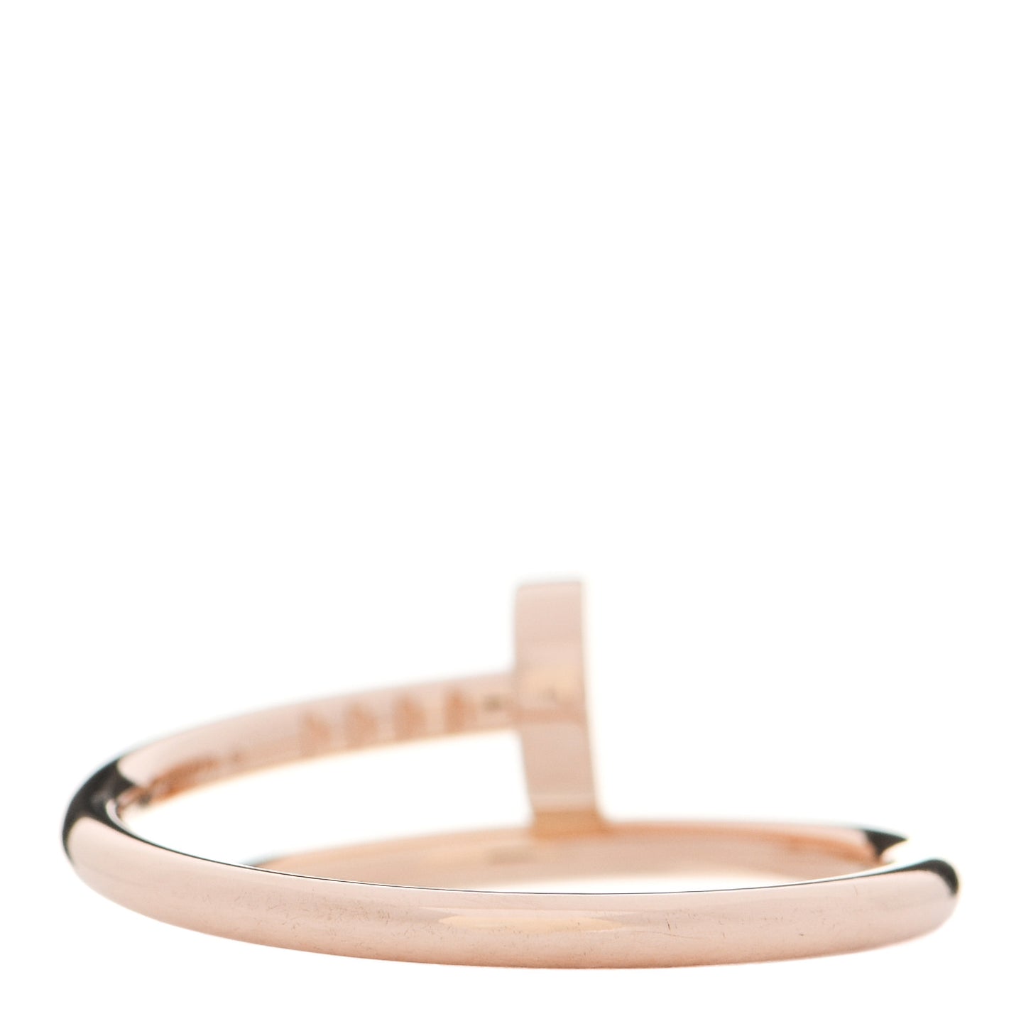18K Pink Gold Small Juste Un Clou Ring 55 7.25