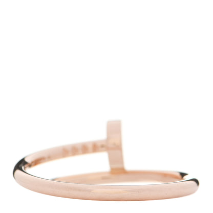 Cartier 18K Pink Gold Small Juste Un Clou Ring 55 7.25 3 of 4