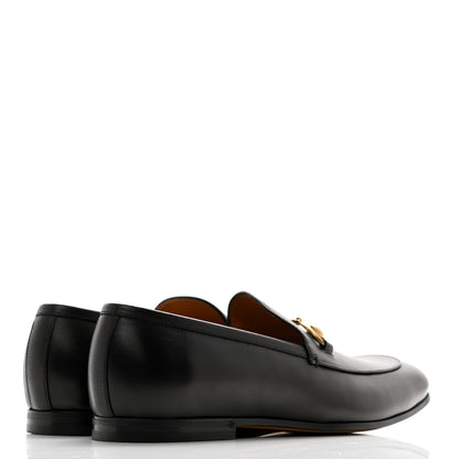 Gucci Calfskin Horsebit Mens Jordaan Loafers 9 Black 4 of 11