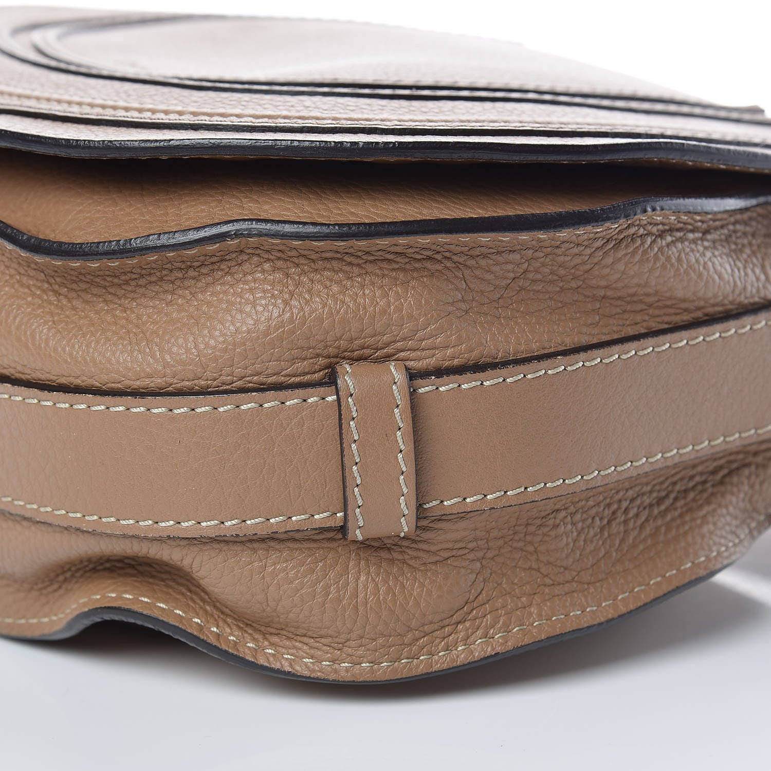 Chloe Calfskin Medium Marcie Round Crossbody Bag Nut 14 of 14