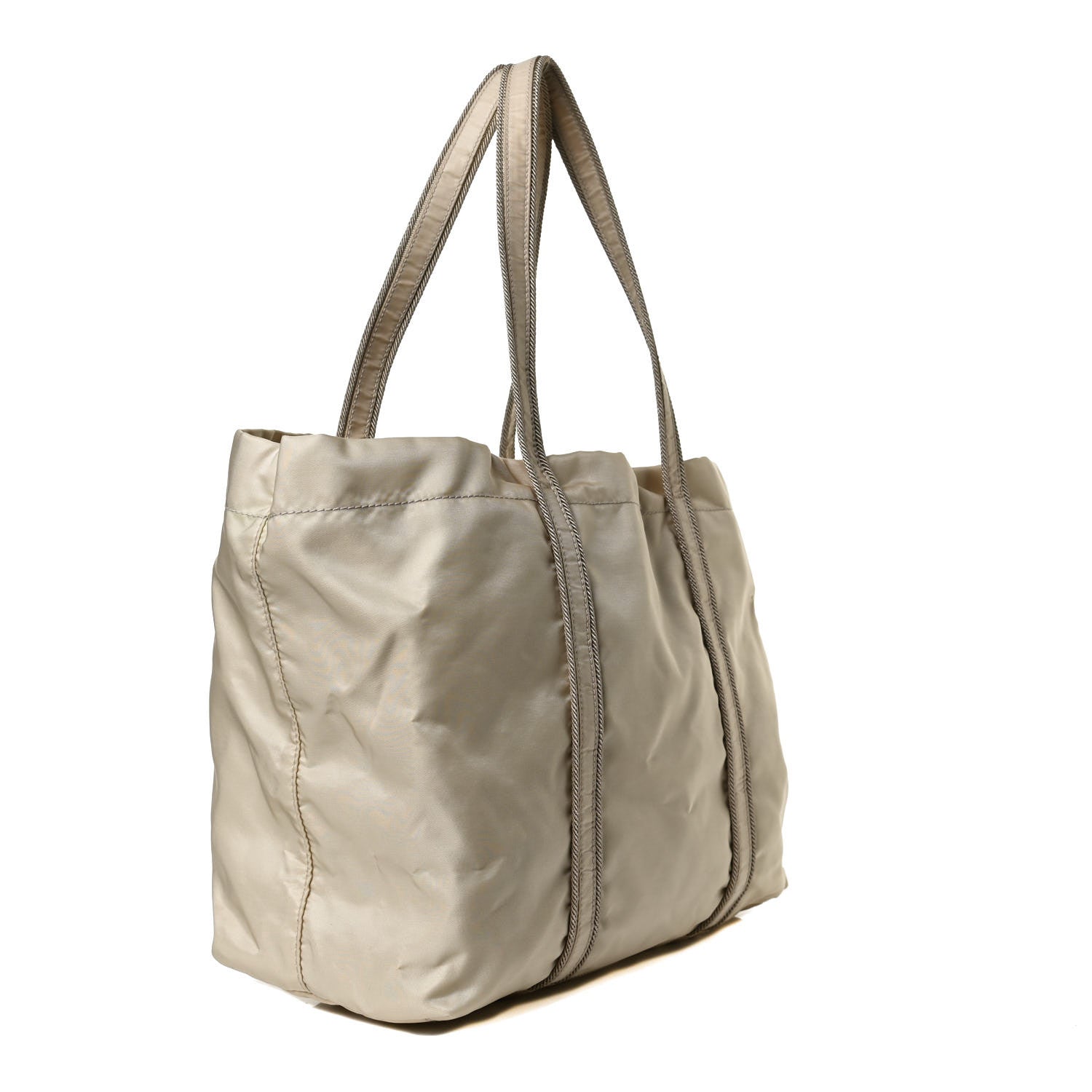 Prada Tessuto Nylon Logo Tote Lino 3 of 17