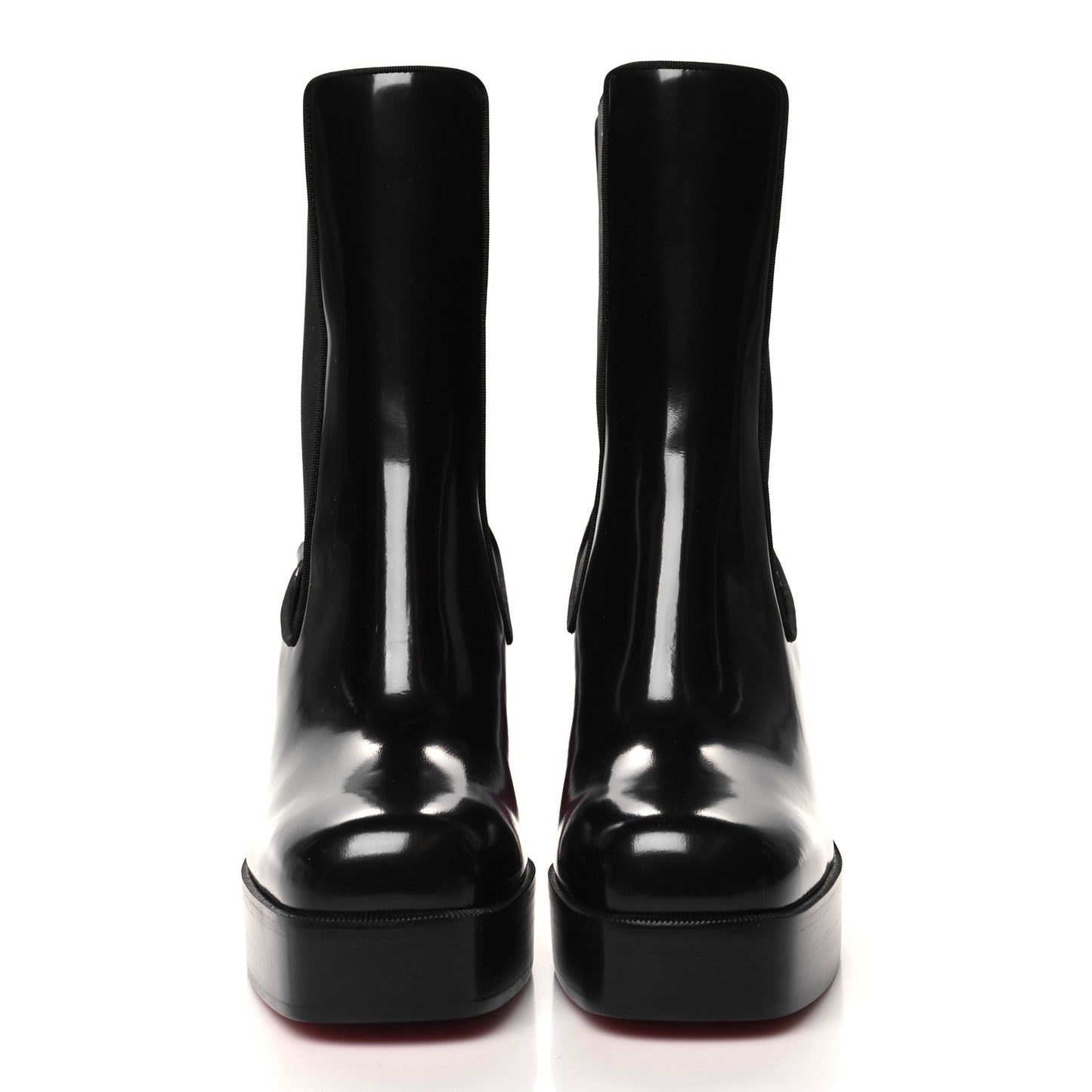 Calfskin Abrasivato Chelsea Stage 110 Boots 41 Black
