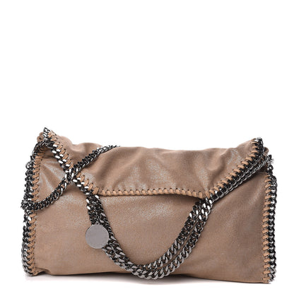 Stella McCartney Shaggy Deer Falabella Fold Over Tote Taupe 1 of 9