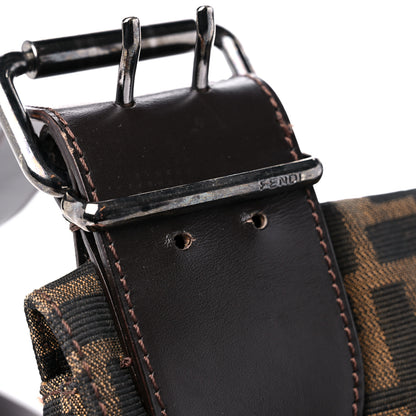 Fendi Zucca Buckle Shoulder Bag Tobacco 18 of 19