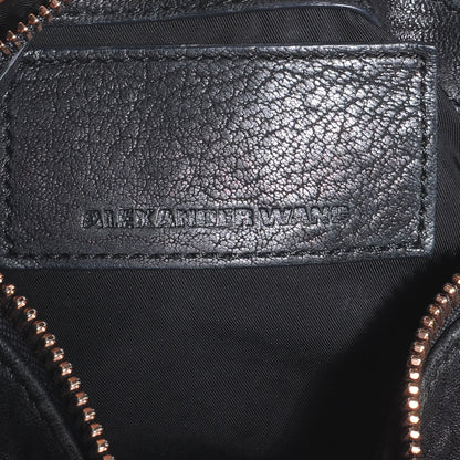 Alexander Wang Leather Rocco w Rose Gold Hardware Black 6 of 6