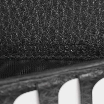Gucci Pebbled Calfskin Soho Zip Around Wallet Black 5 of 6