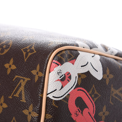 Louis Vuitton Monogram Bay Speedy 30 Rose Ballerine Poppy 10 of 13