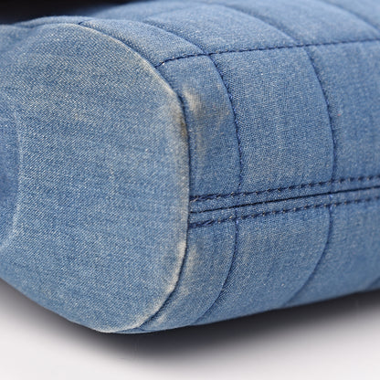 Chanel Denim Chocolate Bar Flap Blue 9 of 17