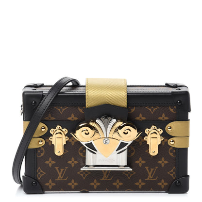 Louis Vuitton Monogram Column Petite Malle Black 1 of 11