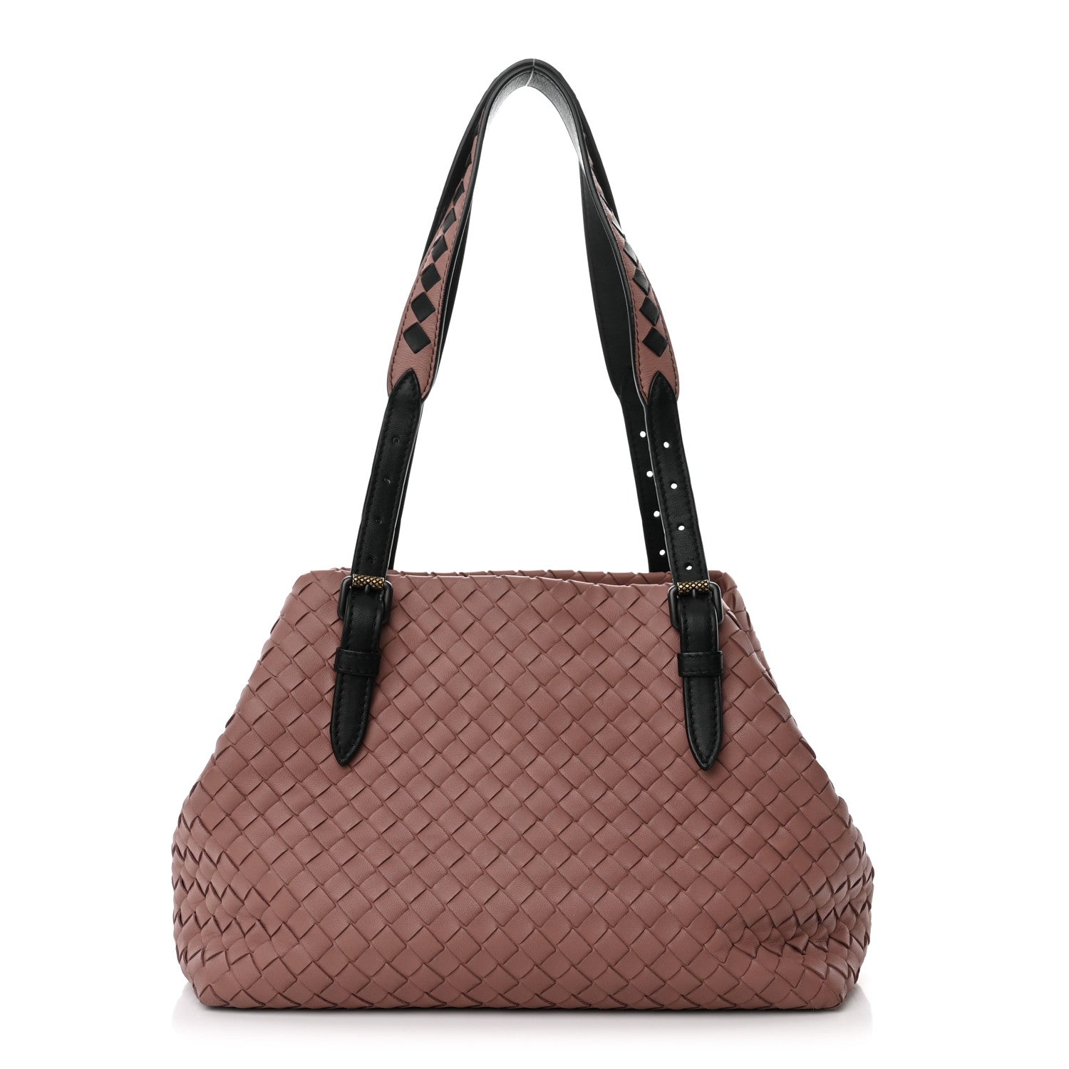 Bottega Veneta Nappa Intrecciato Mini Cesta Tote Deco Rose Black 1 of 10