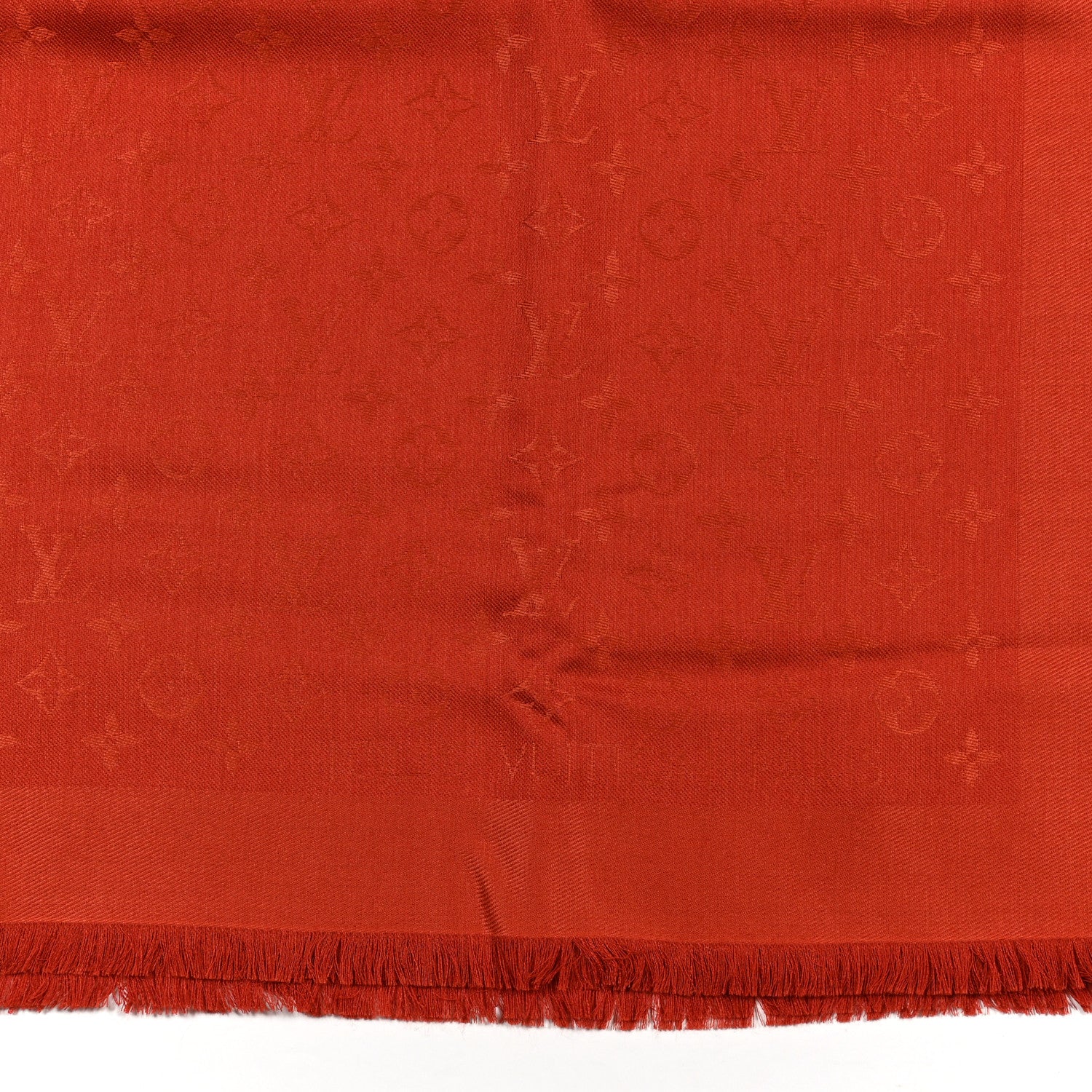 Louis Vuitton Silk Wool Monogram Shawl  Orient 3 of 3