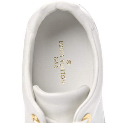Louis Vuitton Calfskin Frontrow Sneakers 37 White 8 of 12
