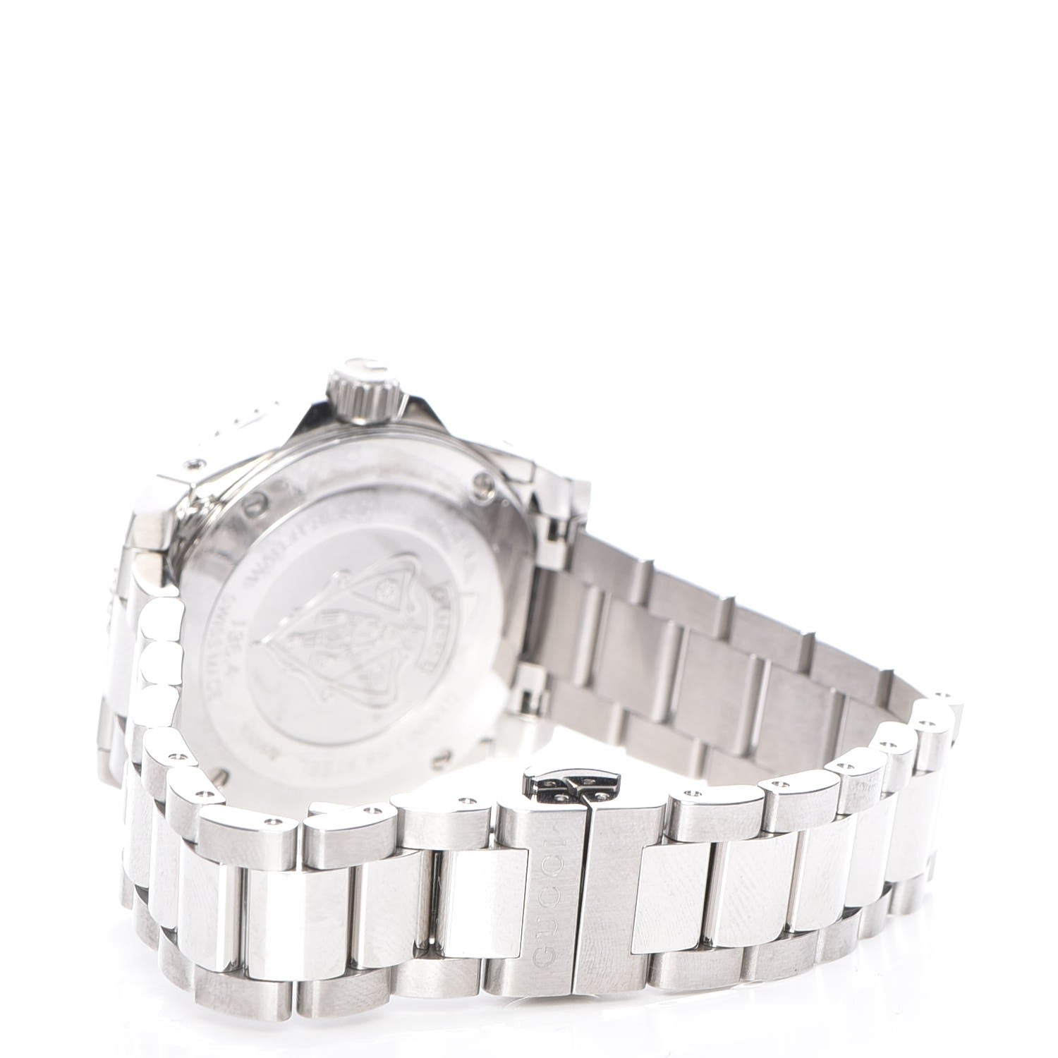 Gucci Stainless Steel 32mm Dive Quartz Watch White 4 of 11