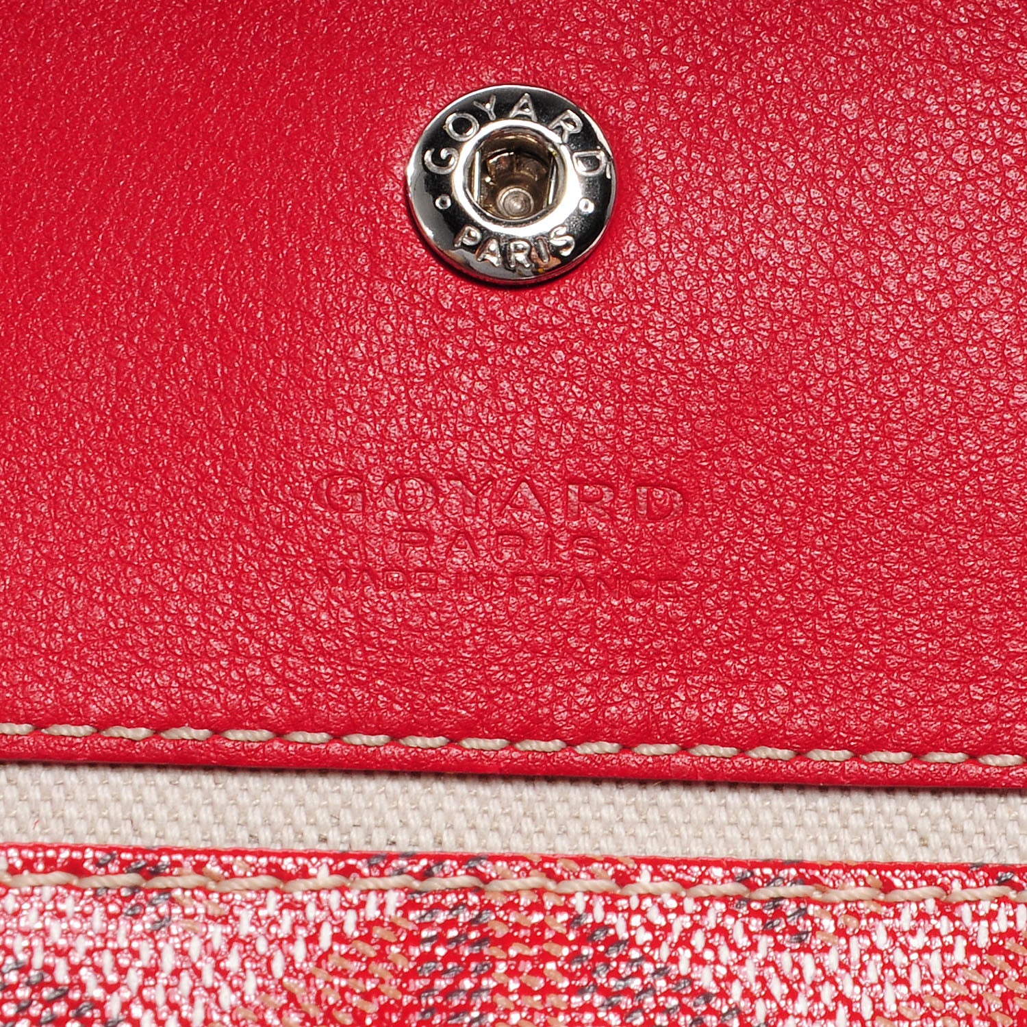 Goyard Goyardine Saint Louis PM Red 6 of 8