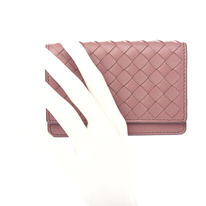 Bottega Veneta Nappa Intrecciato Card Holder Watteau 2 of 9