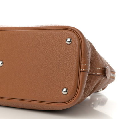 Hermes Taurillon Clemence Bolide 35 Gold 10 of 14