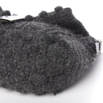 Fendi Woven Knit Baguette Grey 12 of 14