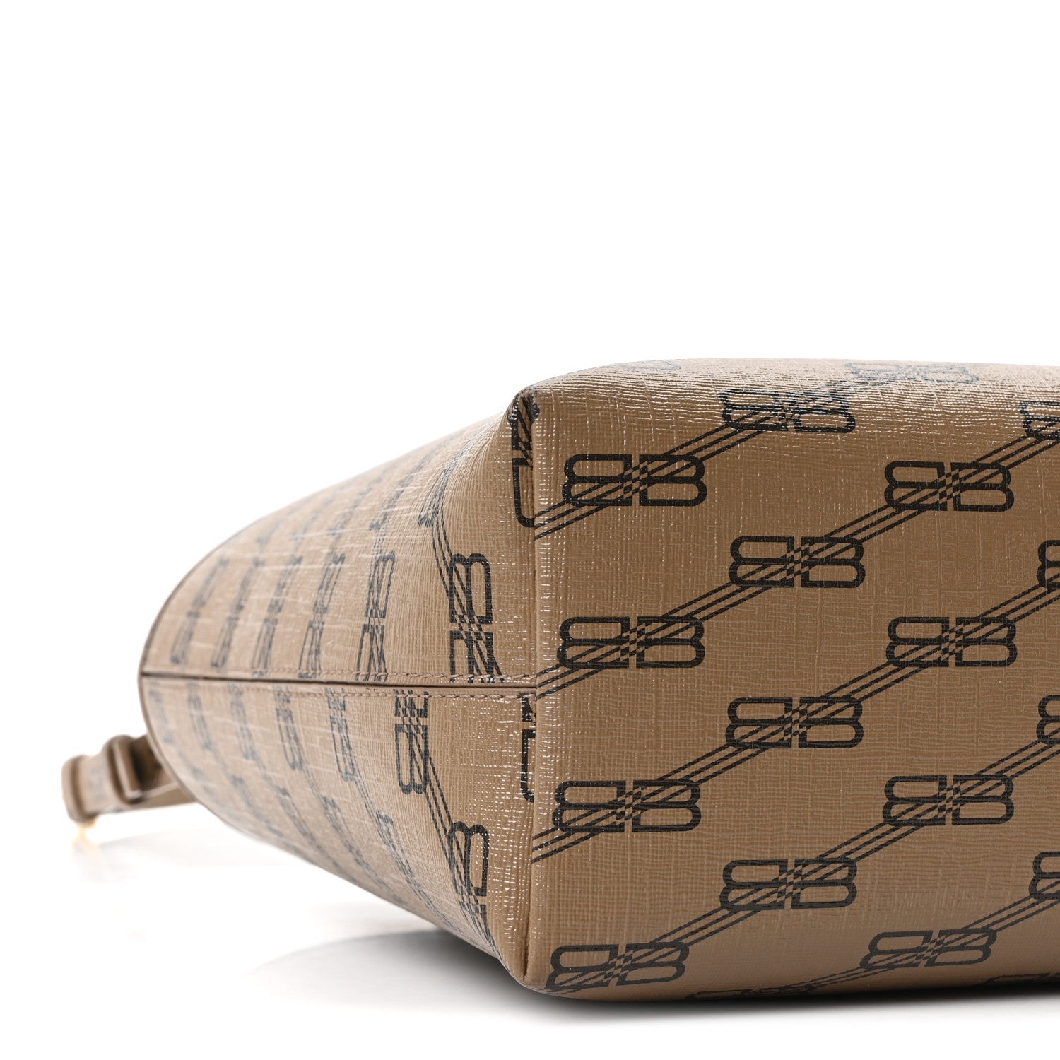 Balenciaga Coated Canvas BB Monogram Small Signature East West Shopper Bag Beige Brown 9 of 10