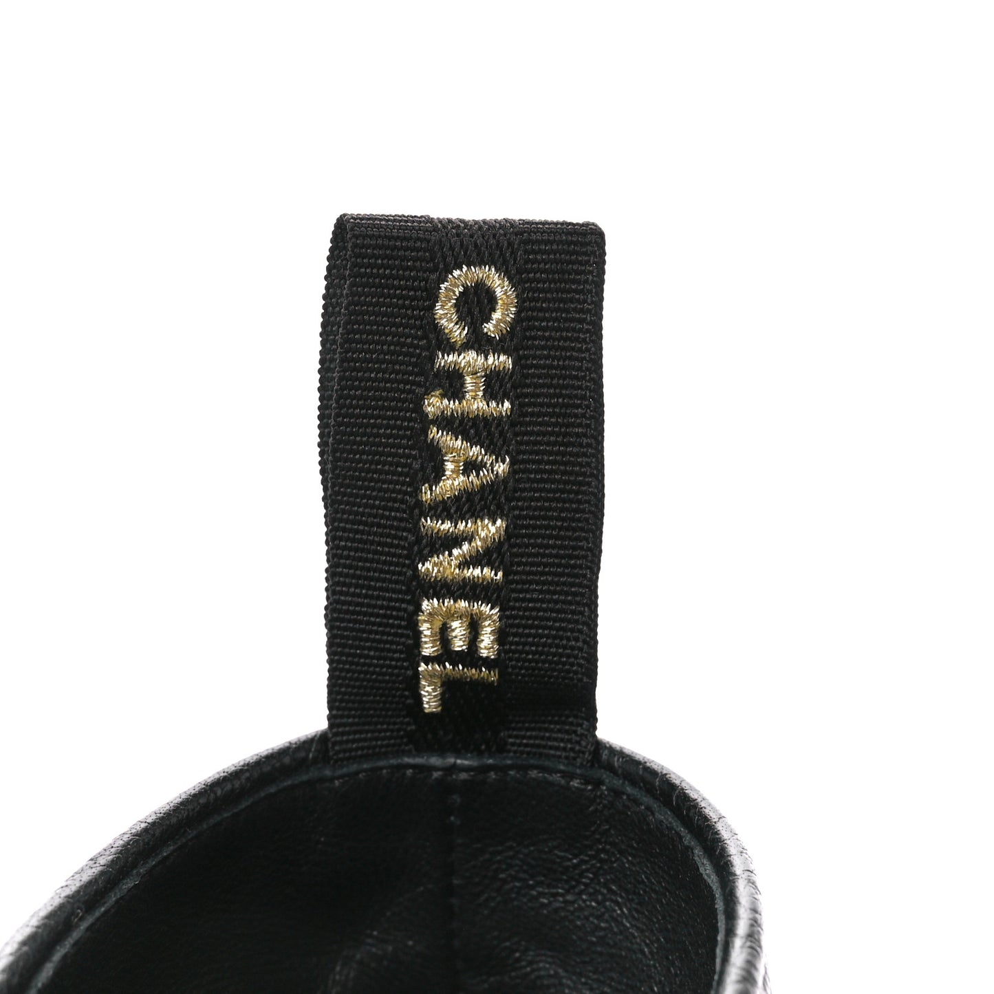 Shiny Calfskin Pearl Lace Up Combat Short Boots 36.5 Black
