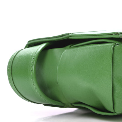 Bottega Veneta Paper Calfskin Intreccio Cassette Belt Bag Parakeet 9 of 10