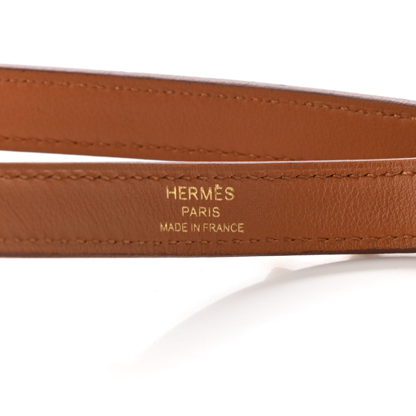 Swift 16mm Mini Dog Carres Bag Strap Gold