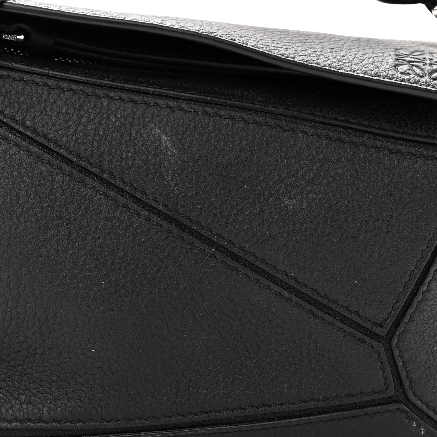 Loewe Calfskin Mini Puzzle Bag Black 7 of 10