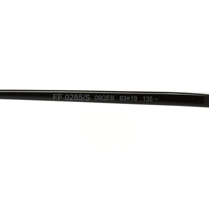 Fendi Metal F is Fendi Printed Run Away Round Frame Sunglasses FF 0285/S Black 5 of 8