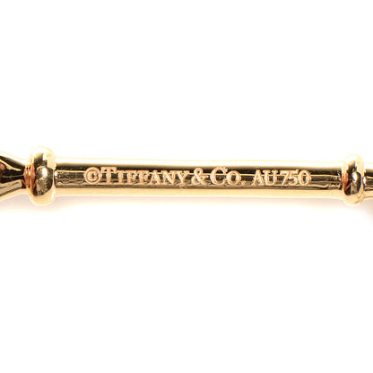 Tiffany 14k Yellow Gold Knot Key Pendant 3 of 5