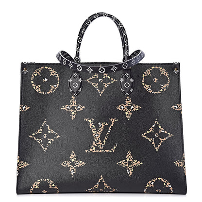 Louis Vuitton Monogram Giant Jungle Onthego GM Black 1 of 10