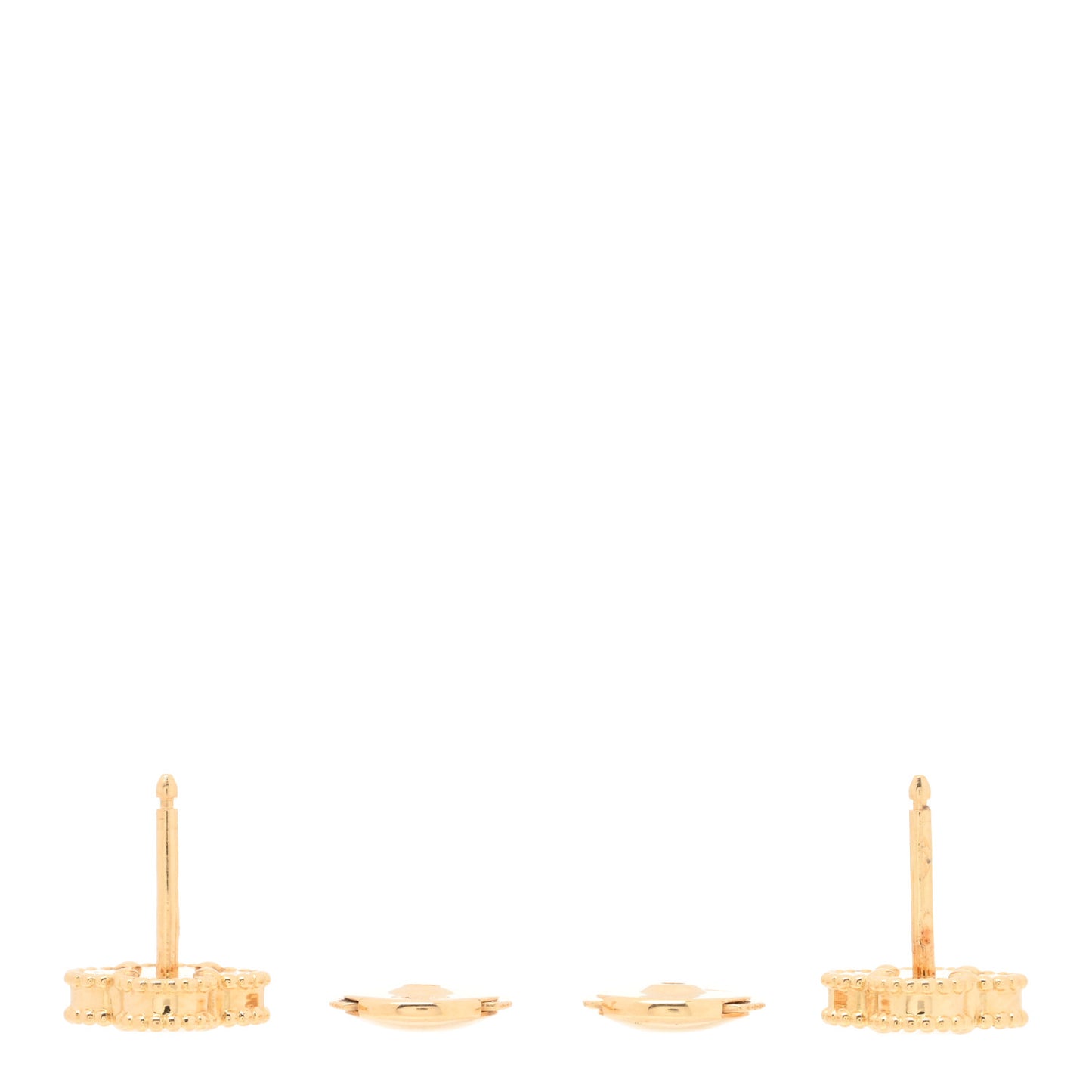 18K Yellow Gold Mother of Pearl Sweet Alhambra Earrings