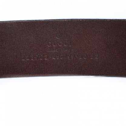 Gucci Guccissima Leather Belt 80 32 Brown 3 of 5
