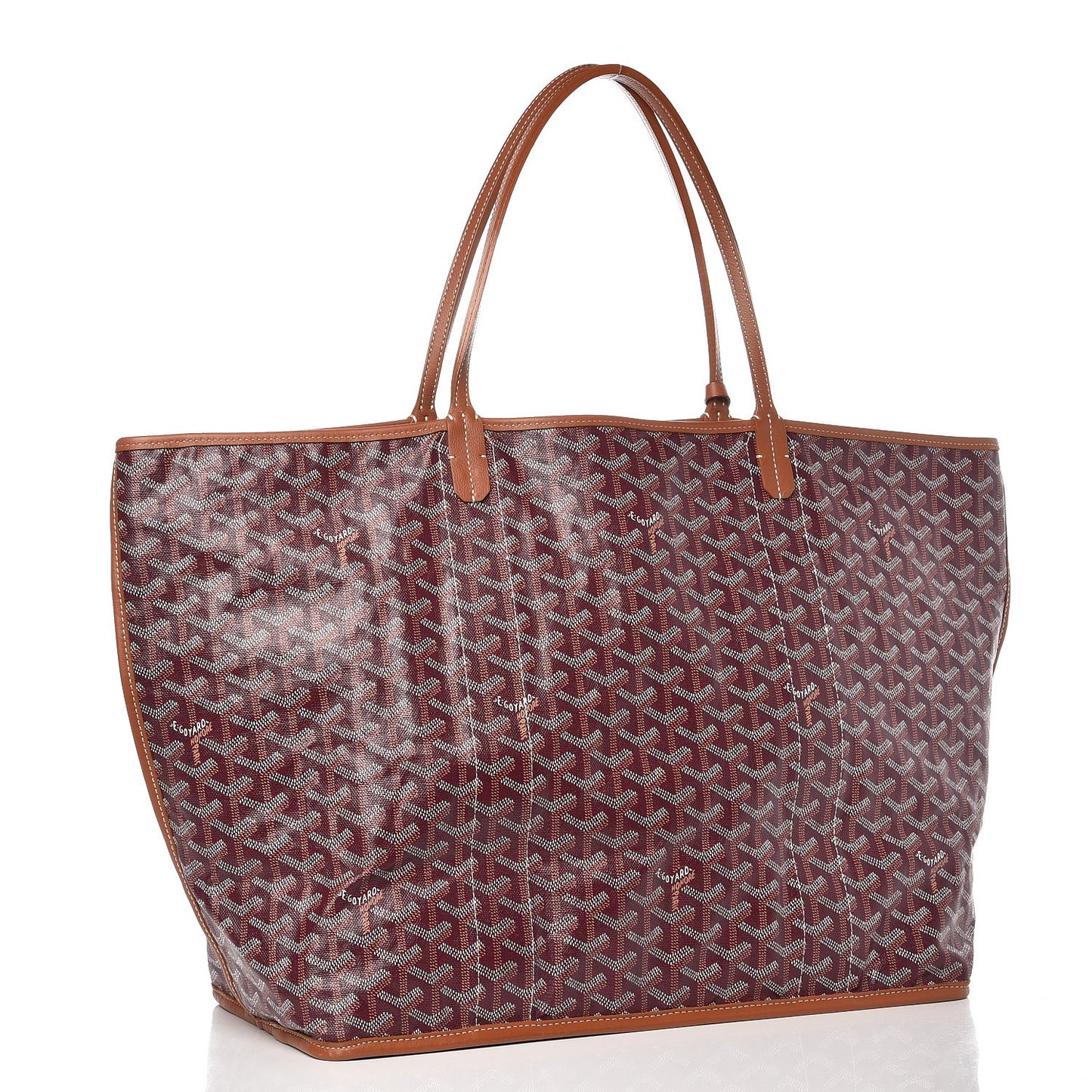 Goyardine Reversible Pertuis GM Burgundy