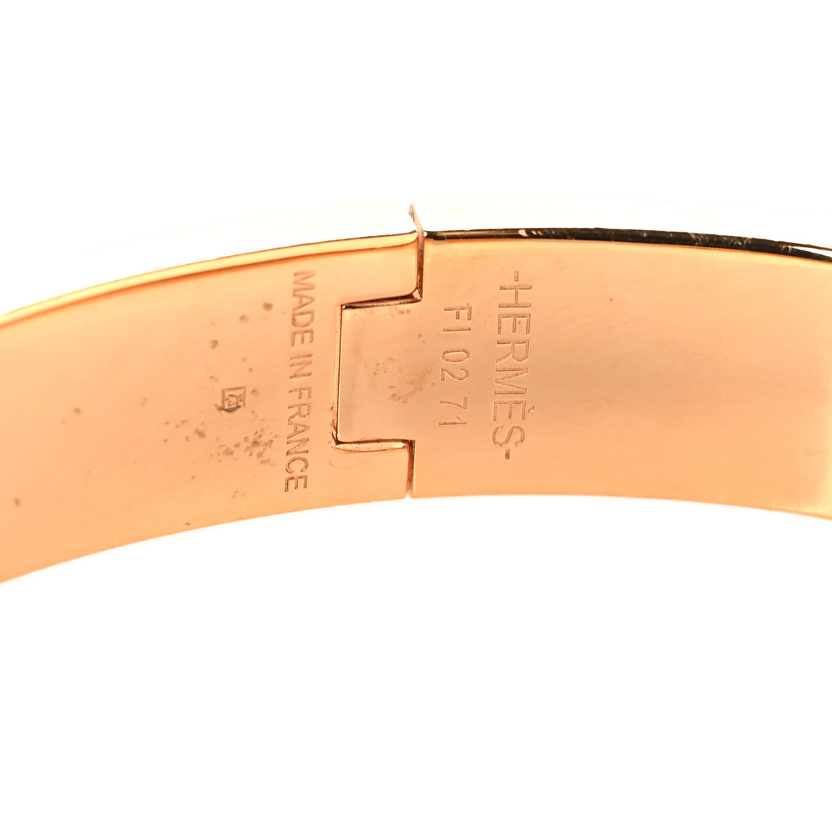 Hermes Enamel Narrow Clic Clac H Bracelet PM Ultramarine 4 of 4