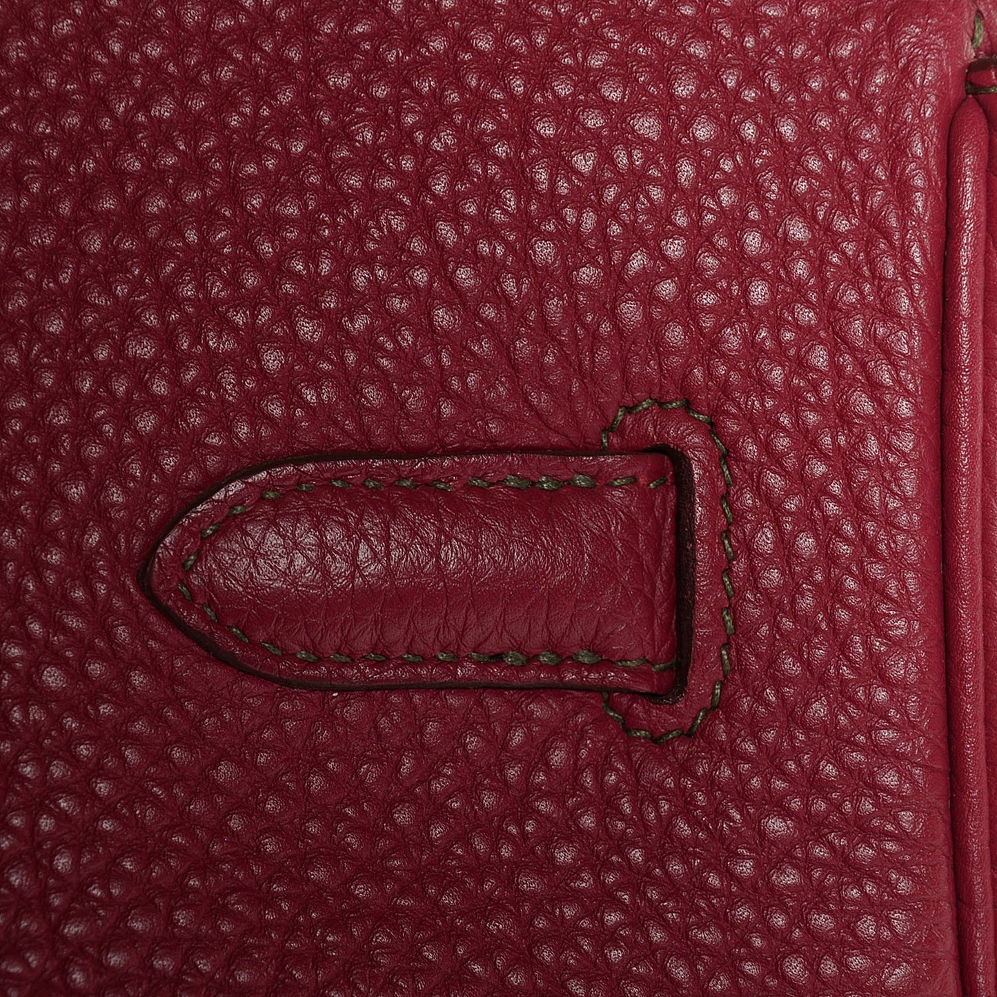 Togo Eclat Horseshoe Birkin 35 Rubis Vert Veronese