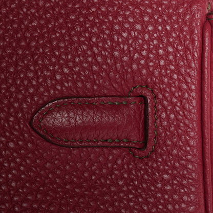 Hermes Togo Eclat Horseshoe Birkin 35 Rubis Vert Veronese 21 of 30