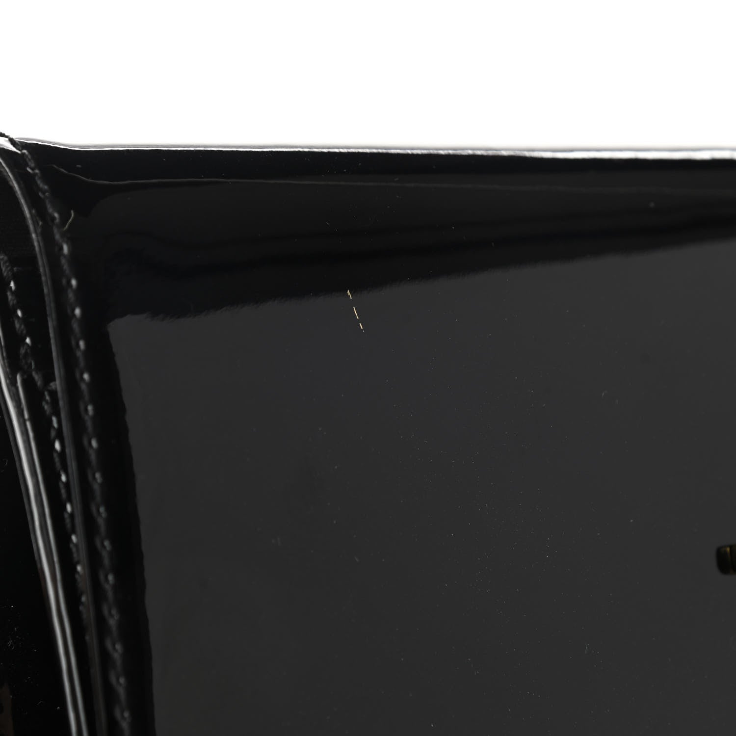Louis Vuitton Patent Louise Clutch Black 11 of 12