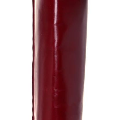 Balenciaga Calfskin Quadro Over The Knee Boots 38 Rouge 11 of 11