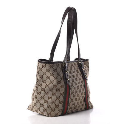 Gucci Monogram Medium Jolicoeur Tote Dark Brown 3 of 8