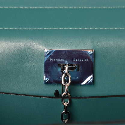Proenza Schouler Calfskin Medium Hava Top Handle Bag Malachite 6 of 7