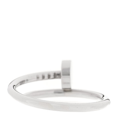 Cartier 18K White Gold Small Juste Un Clou Ring 52 6 3 of 6