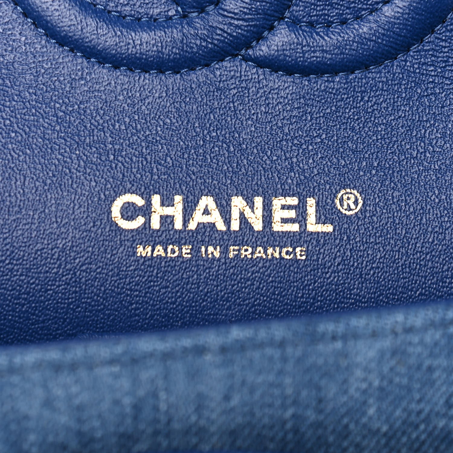 Chanel Denim Quilted Medium Double Flap Blue 6 of 9