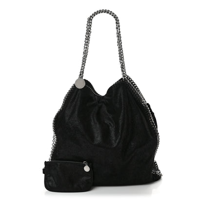 Stella McCartney Shaggy Deer Big Falabella Tote Black 3 of 11