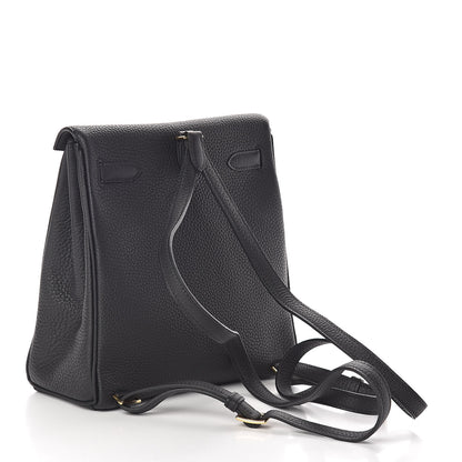 Hermes Togo Kelly Ado Backpack Black 3 of 8