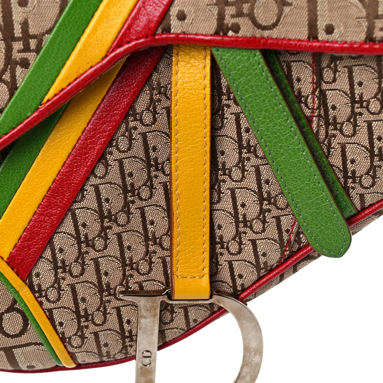Christian Dior Monogram Rasta Saddle Bag Beige 14 of 14