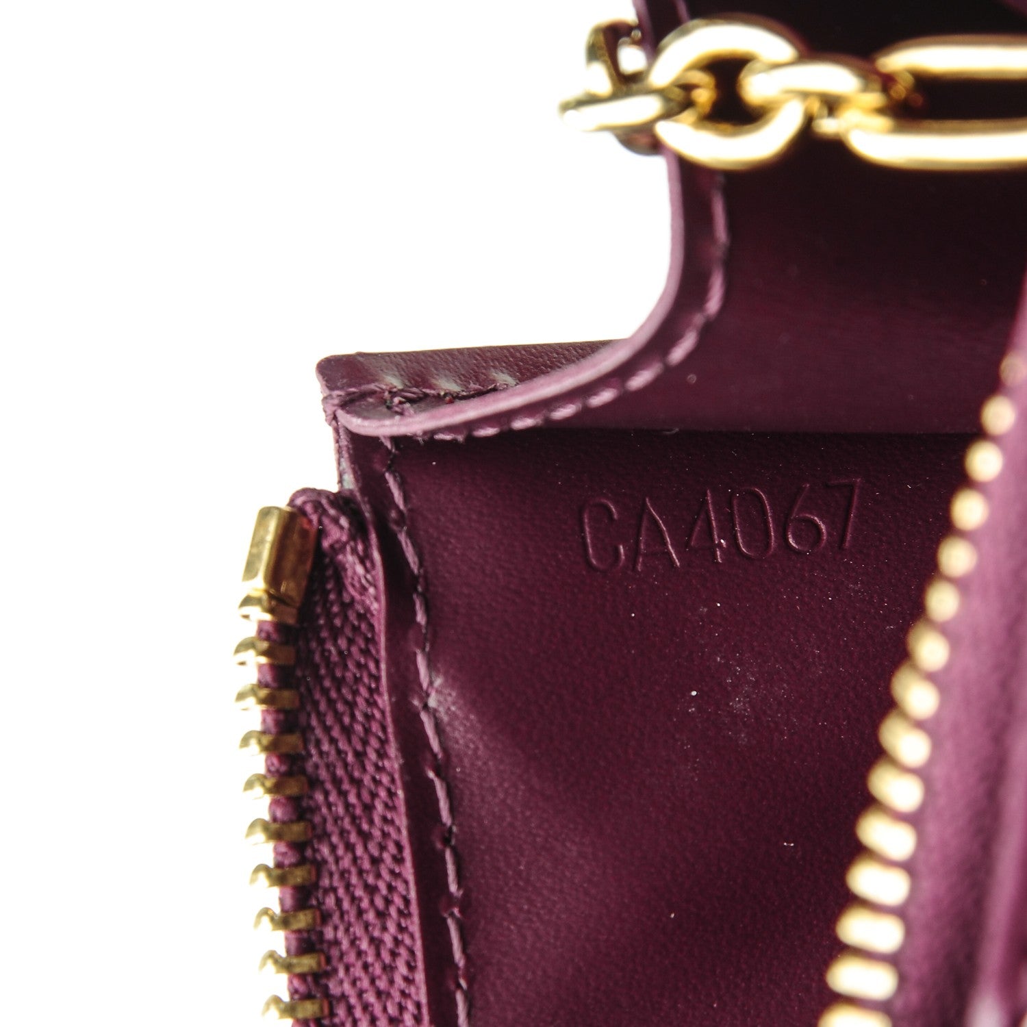 Louis Vuitton Vernis Key Pouch Violet 7 of 7
