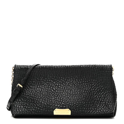 Burberry Signature Grain Medium Mildenhall Crossbody Bag Black 1 of 9